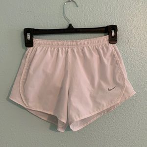 Kids White Nike Shorts